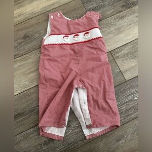 Smocked santa longall